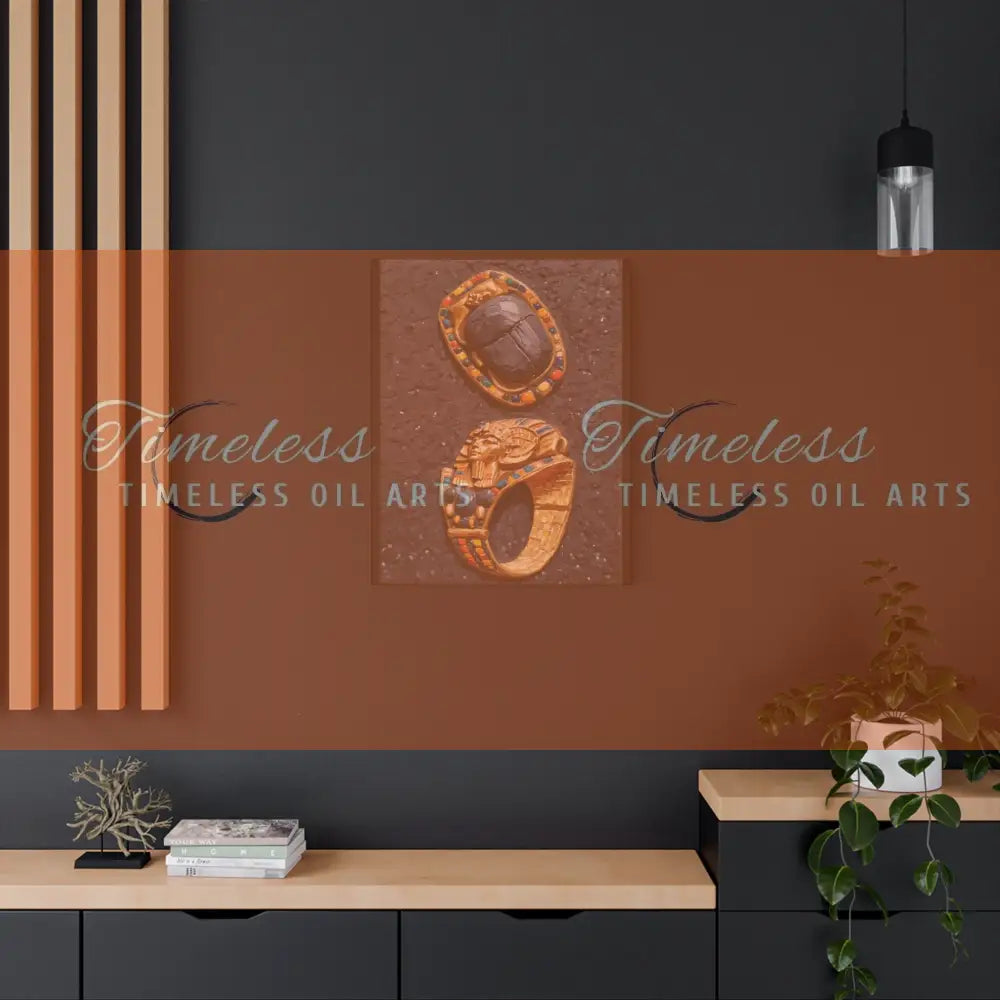 Canvas Print - Ancient Egyptian Jewelry Canvas