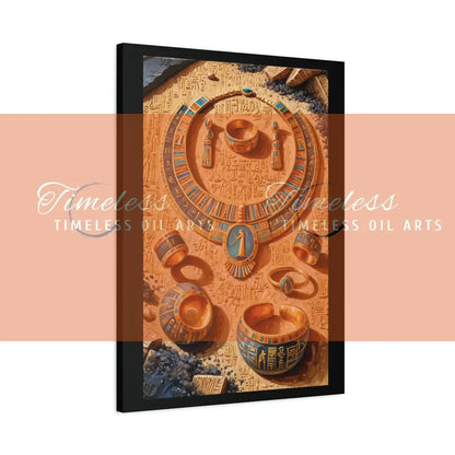 Canvas Print - Ancient Egyptian Jewelry Canvas