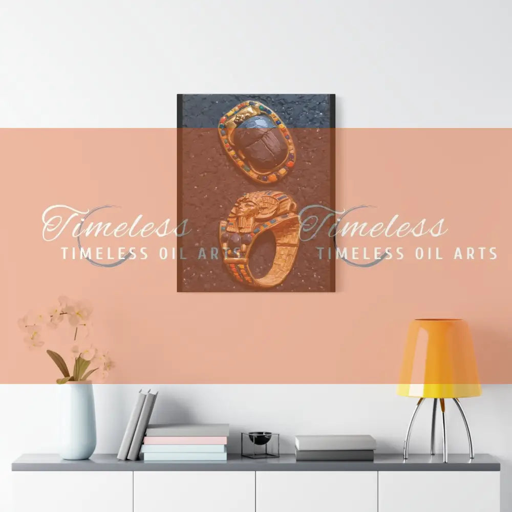 Canvas Print - Ancient Egyptian Jewelry Canvas