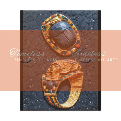 Canvas Print - Ancient Egyptian Jewelry Canvas