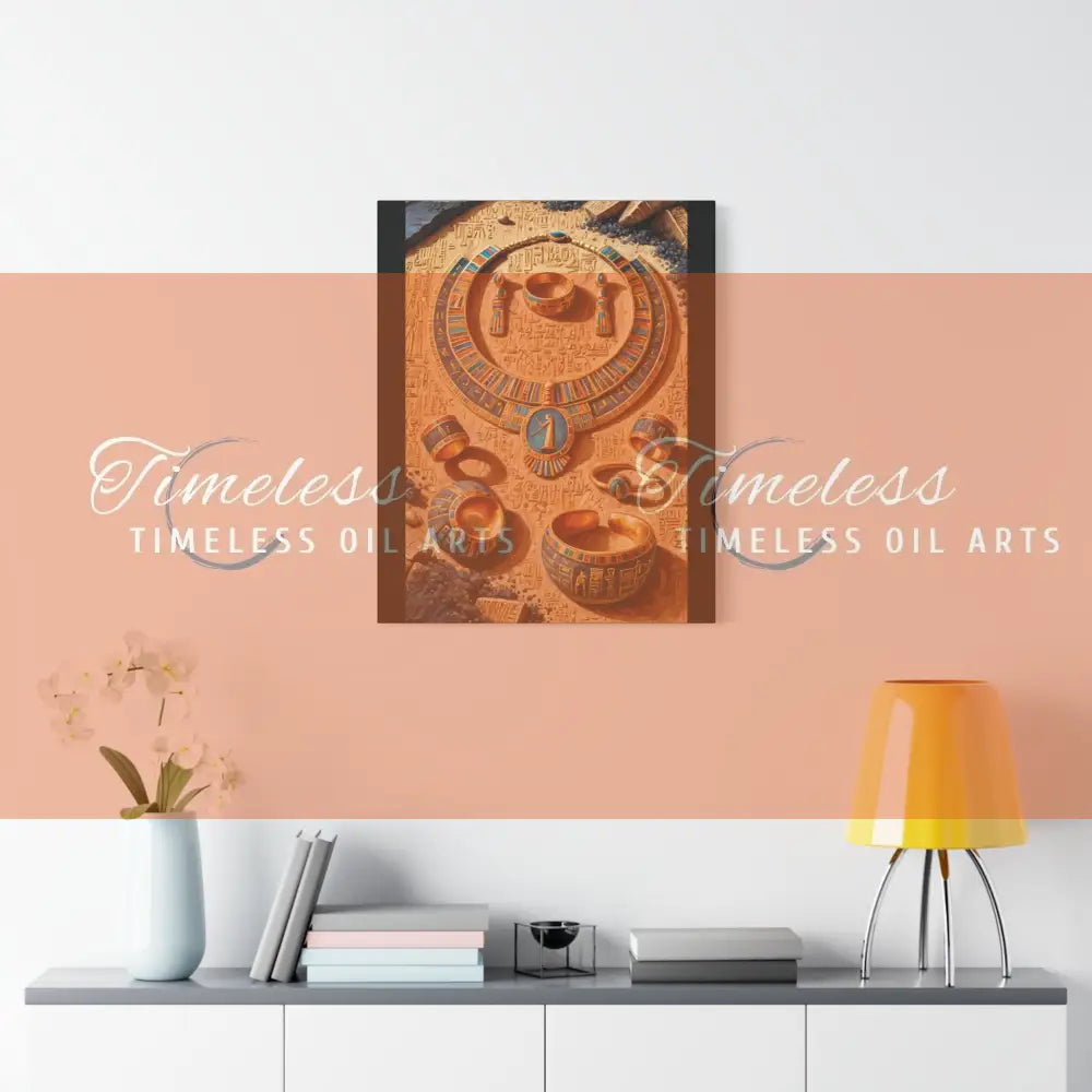 Canvas Print - Ancient Egyptian Jewelry Canvas
