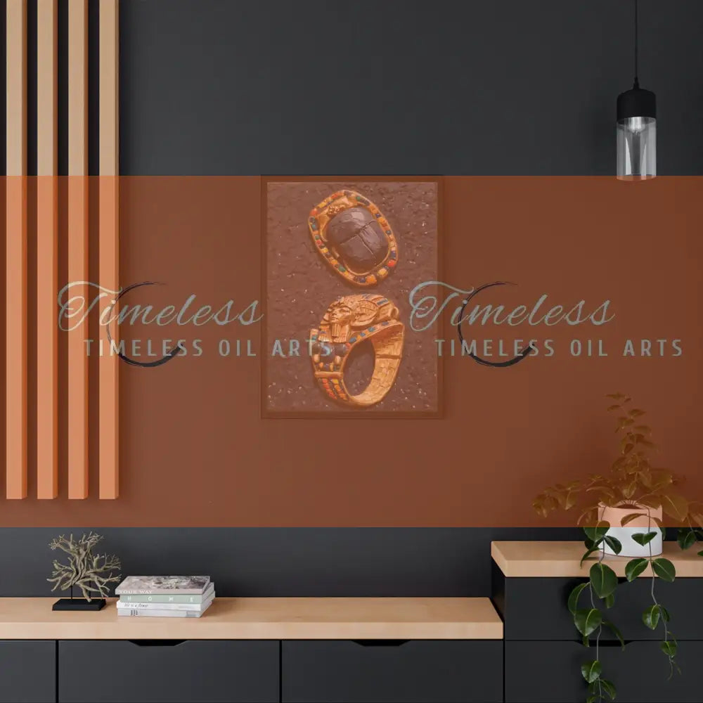 Canvas Print - Ancient Egyptian Jewelry Canvas