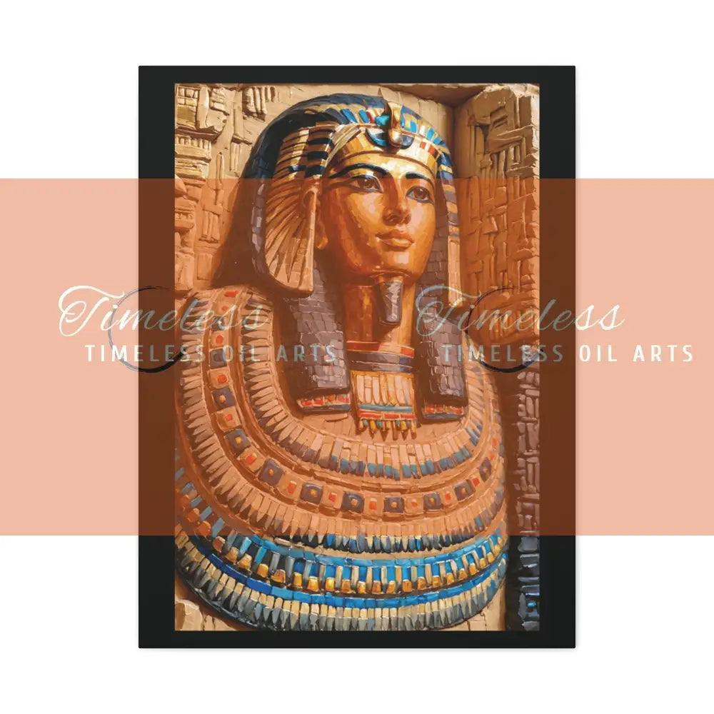 Canvas Print - Ancient Egyptian Queens 24’’ x 32’’ (Vertical) / 1.25’’ Canvas
