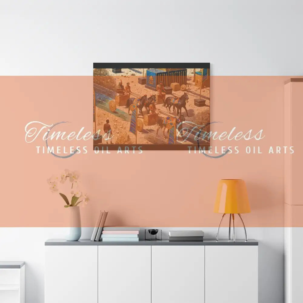 Canvas Print - Cairo Chronicles 40’’ x 30’’ (Horizontal) / 1.25’’ Canvas