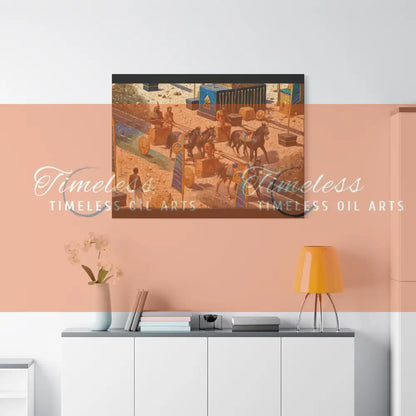 Canvas Print - Cairo Chronicles 48’’ x 36’’ (Horizontal) / 1.25’’ Canvas