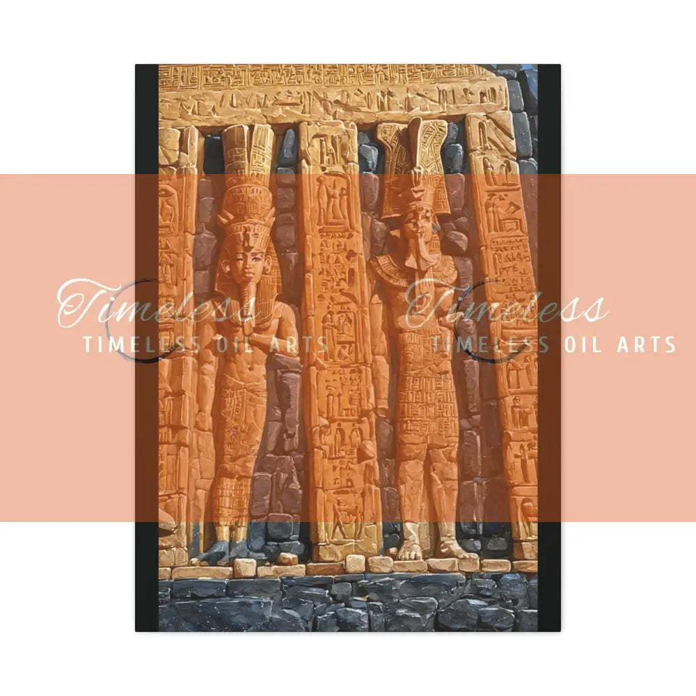 Canvas Print - Egyptian Legacy 24’’ x 32’’ (Vertical) / 1.25’’ Canvas