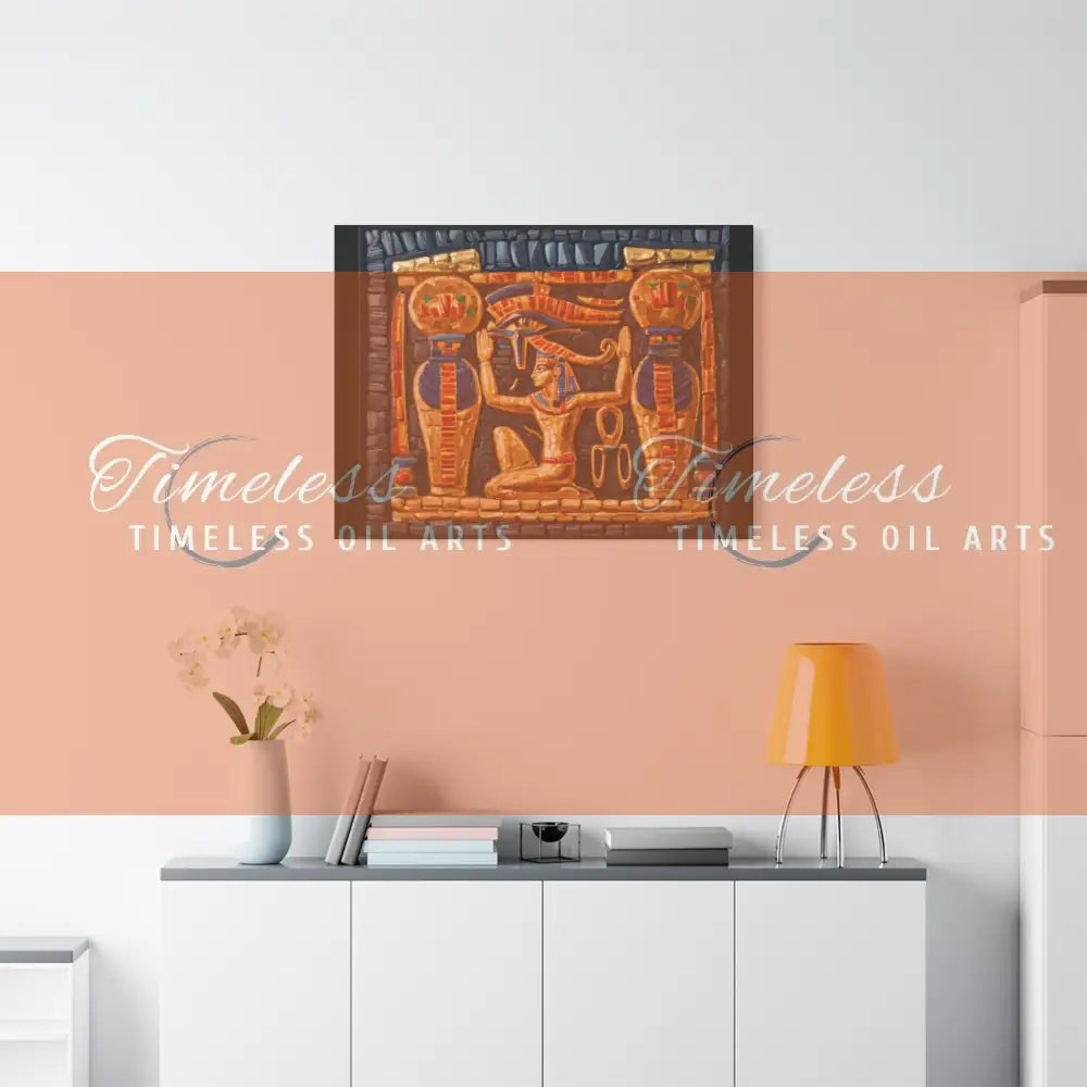 Canvas Print - Mural of the Life of the Pharaohs Canvas