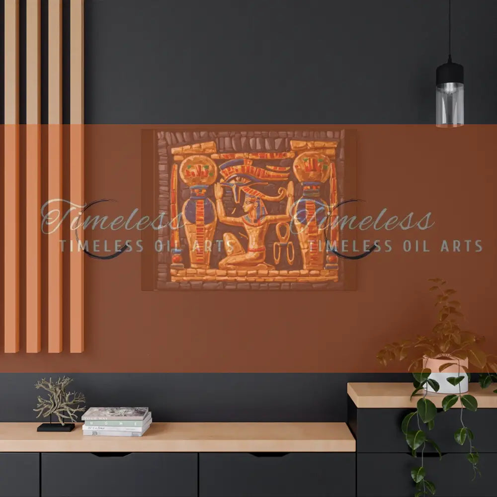Canvas Print - Mural of the Life of the Pharaohs Canvas