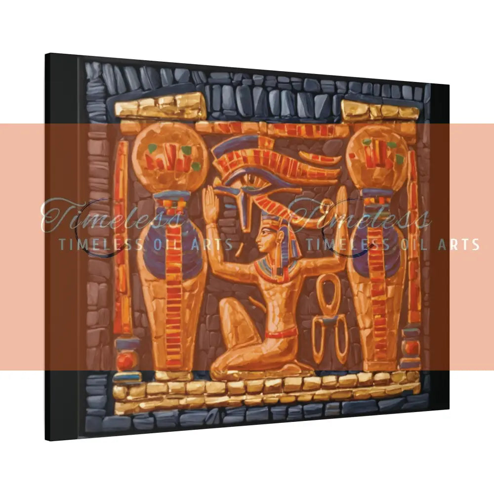 Canvas Print - Mural of the Life of the Pharaohs Canvas