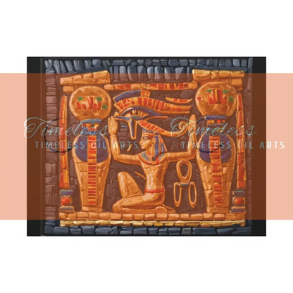 Canvas Print - Mural of the Life of the Pharaohs Canvas