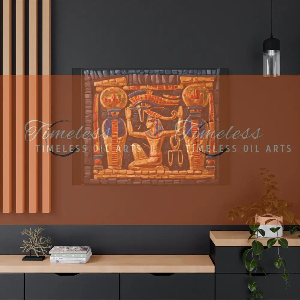 Canvas Print - Mural of the Life of the Pharaohs Canvas