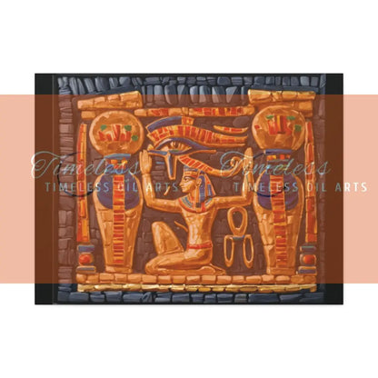 Canvas Print - Mural of the Life of the Pharaohs Canvas